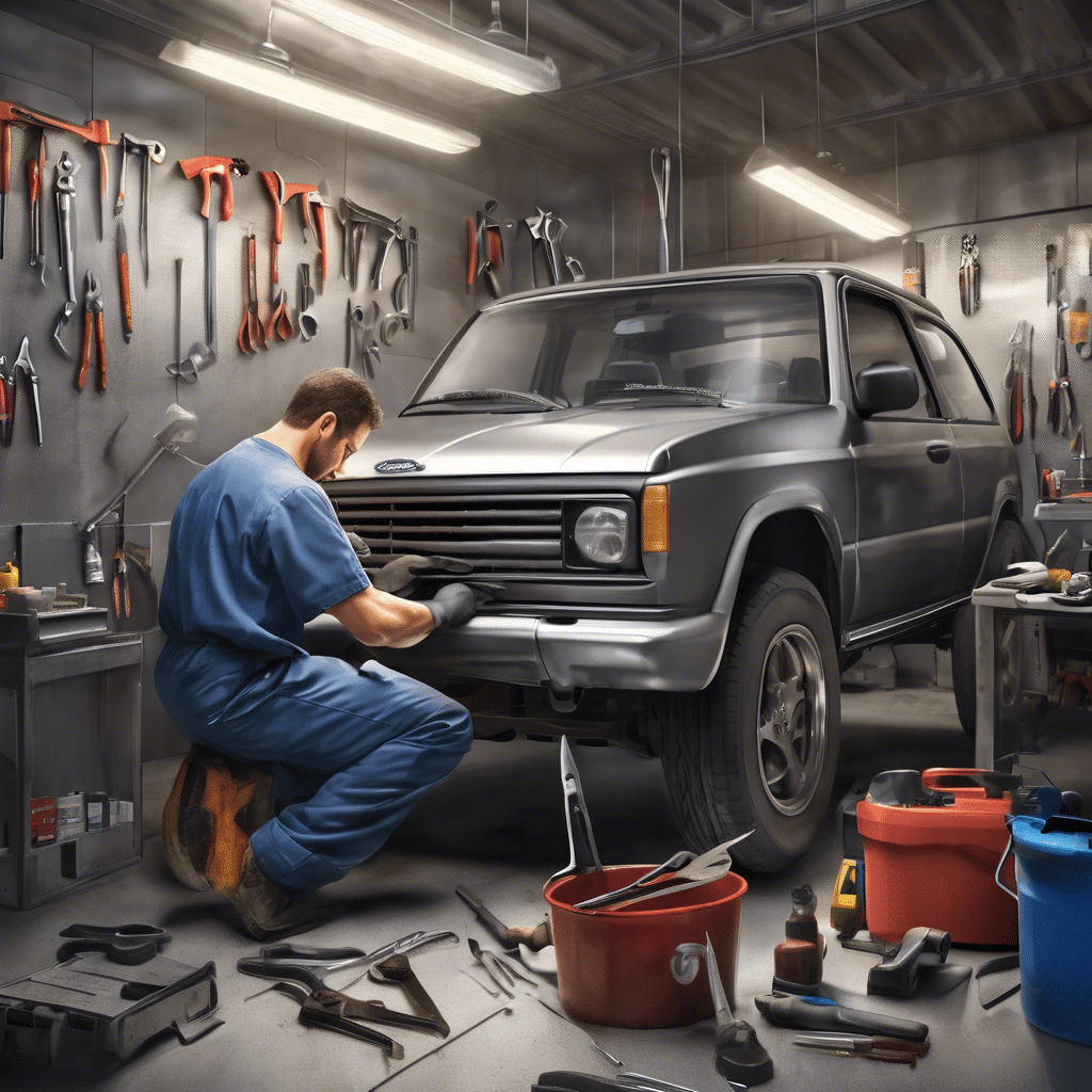 Técnicas modernas para reparar golpes en la carrocería
