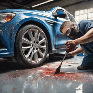 Cómo se eliminan manchas de pintura de la carrocería